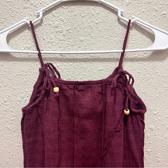 Free People Throwing Shade Mini Dress in Garnet NWOT - Women’s Size Small - Picture 8 of 10